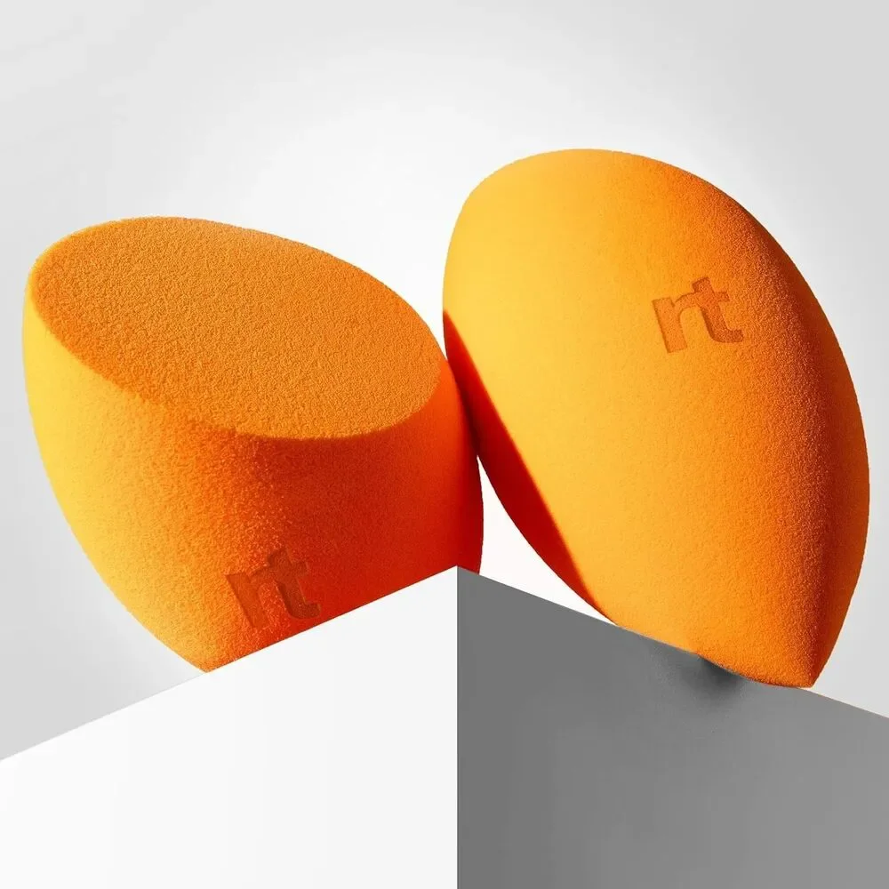 4-Pack Real Techniques Miracle Complexion Sponge Orange Makeup Blending Sponge